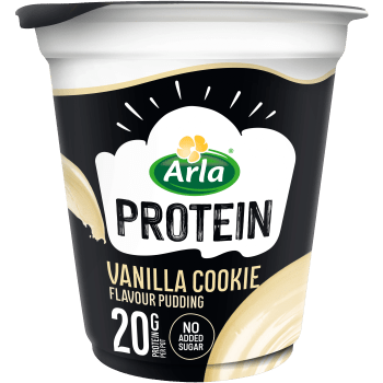 Proteinpudding Vanilla Cookie Laktosfri 200g Arla®.