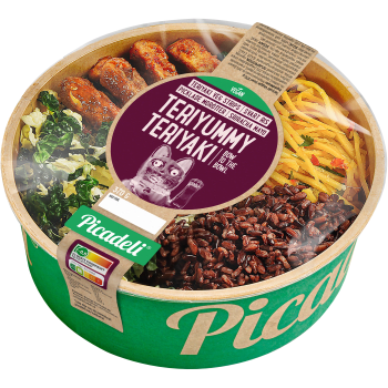 Teriyaki Veggie Bowl 370g Picadeli.