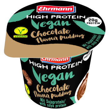 Proteinpudding Soya Choklad Vegan 200g Ehrmann High Protein.