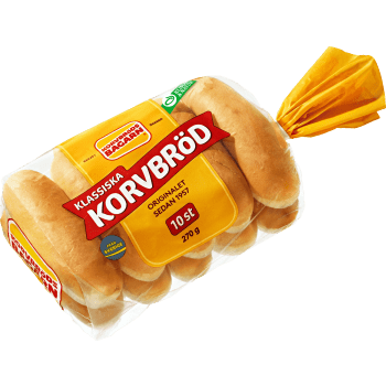 Korvbröd 10-p 270g Korvbrödsbagarn.
