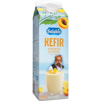 Kefir Aprikos Citron Laktosfri 1,5% 1000g Salakis.