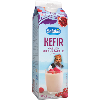 Kefir Hallon Granatäpple Laktosfri 1,5% 1000g Salakis.