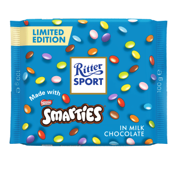 Choklad Smarties Milk Chocolate 100g Ritter.