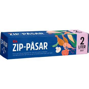 Zip-Påsar 2l 30-p ICA.