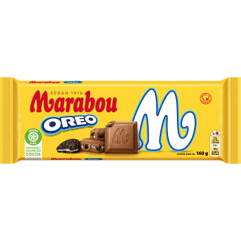 Chokladkaka Mjölkchoklad Oreo 160g Marabou.