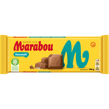 Chokladkaka Havssalt 160g Marabou.