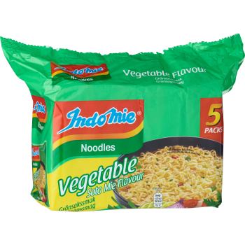 Snabbnudlar Grönsak 5-p 375g Indomie.