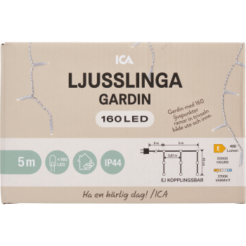 Ljusslinga istapp 5m IP44 ICA.
