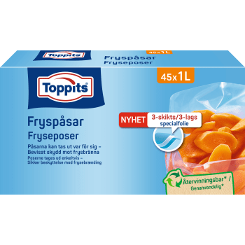 Fryspåsar 1L 45-pack Toppits.