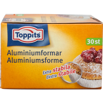 Aluminiumformar 30-p Toppits.