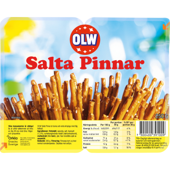 Salta pinnar 250g OLW.