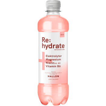 Vätskeersättning Rehydrate Hallon 500ml HYD.