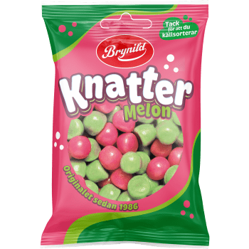 Godispåse Knatter Melon 80g Brynild.
