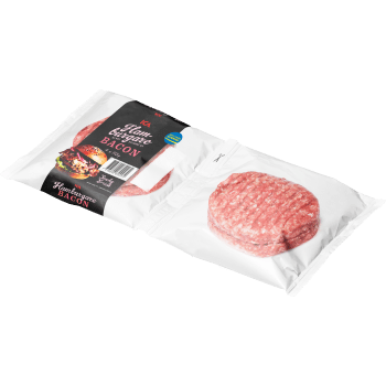 Hamburgare Färsk Bacon 4-p 452g ICA.