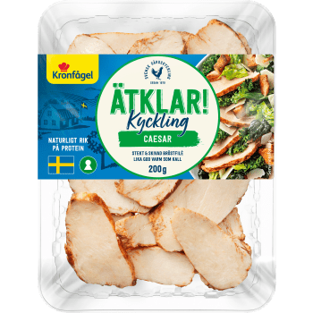 Kyckling Caesar Ätklar stekt och skivad 200g Kronfågel.