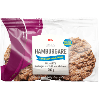 Hamburgare färdigstekta 300g ICA.