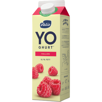 YO-ghurt Hallon 0,1% 1000g Valio.