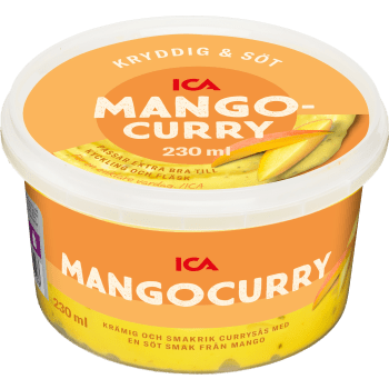 Mango Curry sås 230ml ICA.