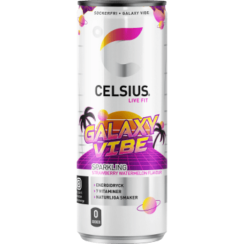 Energidryck Galaxy Vibe 355ml Celsius.