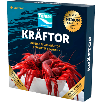 Skaldjur Louisianaflodkräftor 700g Feldts.