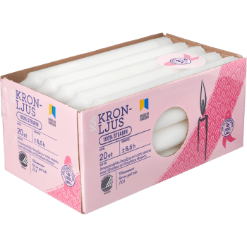 Kronljus Rosa Bandet 20p.