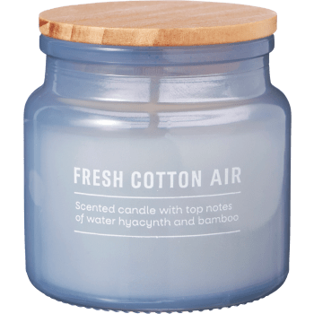 Doftljus burk Fresh cotton ICA.