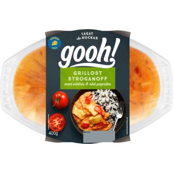 Färdigmat Grillost Stroganoff med Vildris 400g Gooh.