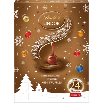 Choklad Lindor Calendar Assorted 117g Lindt.
