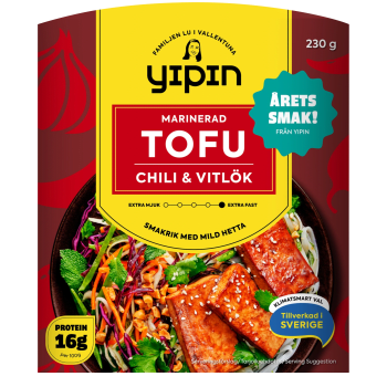 Tofu Chili Vitlök 230g Yipin.