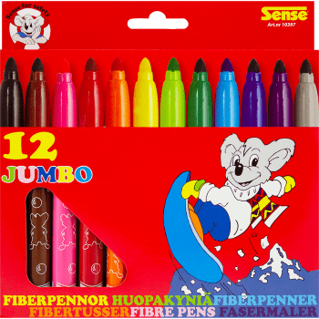 Fiberpen Jumbo 12-pack Sense.