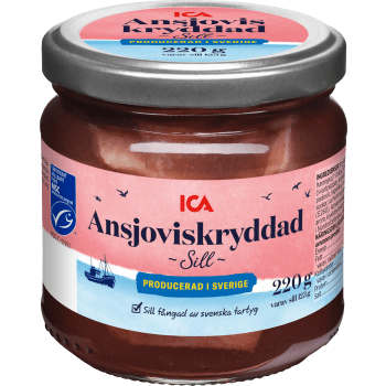 Ansjoviskryddad Sill 220g ICA.