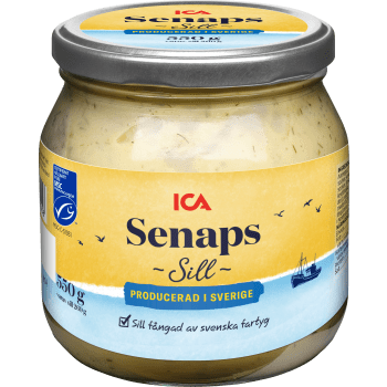 Senapssill 550g ICA.