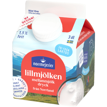Mellanmjölk Laktosfri 1.5% 300ml Norrmejerier.