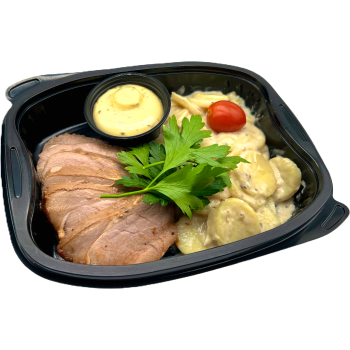 Fläskfile Potatisgratäng & Bearnaise 350g Jätten Cater.