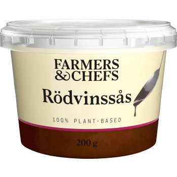 Rödvinssås Plant Based 200g Farmers & Chefs.