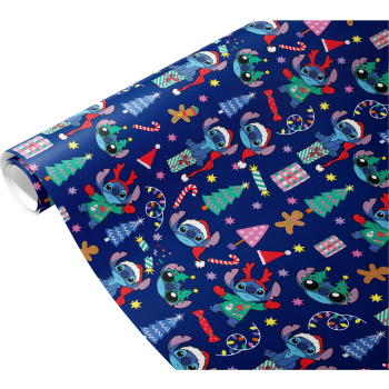 Julpapper Stitch 2mx70cm.