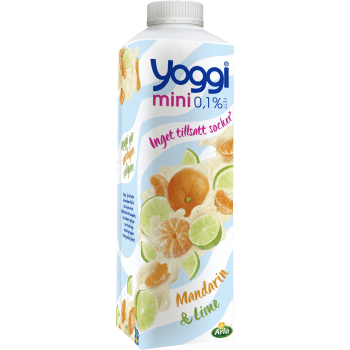 Yoghurt Mini Madarin Lime Årets smak 0,1% 1000g Yoggi®.