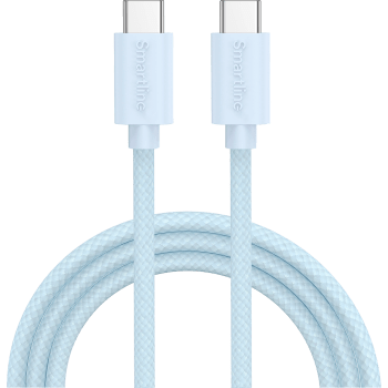 USB-C till USB-C 2m blå Smartline.