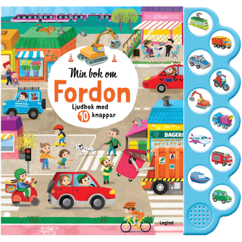 Fordon : ljudbok med 10 knappar.