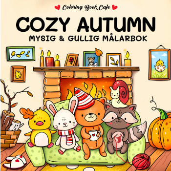 Cozy Autumn : Mysig och gullig Cozy Coloring målarbok från Coloring Book Cafe.