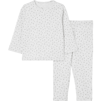 Babyset ljusgrå 80 ICA I love eco.