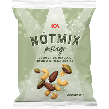 Nötmix med pistage 200g ICA.