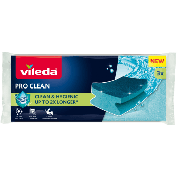 Skrubbsvamp med grepp Pro Clean 3-p Vileda.