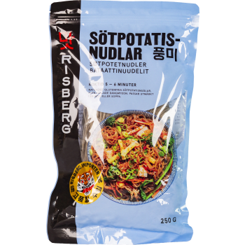 Sötpotatisnudlar 250g Risberg.