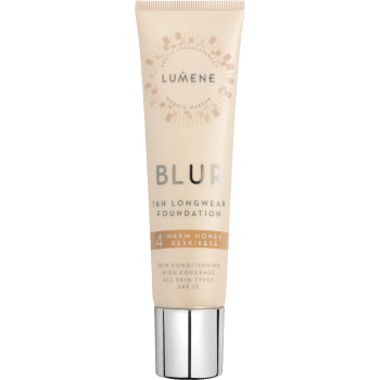 Foundation Blur 16h Longwear nr 4 Warm honey SPF 15 30ml Lumene.