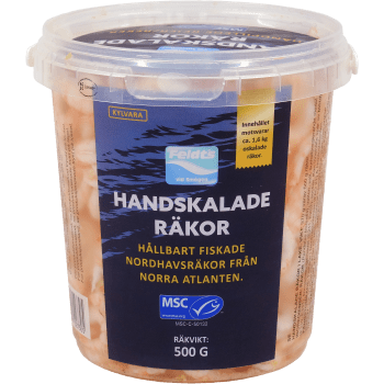 Handskalade Räkor 500g Feldt's.