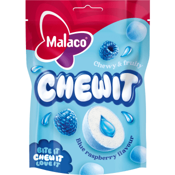 Godis Chewit Blue Raspberry 115g Malaco.