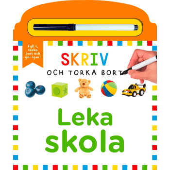 Leka skola Skriv och torka bort.