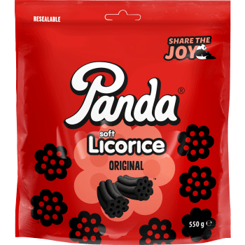 Godis Soft and Fresh Licorice 550g Panda.