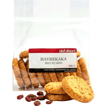 Havrekaka Med Russin 200g Olof Viktors i Glemminge.